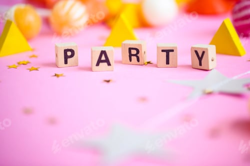 Visualização: Objetos de festa