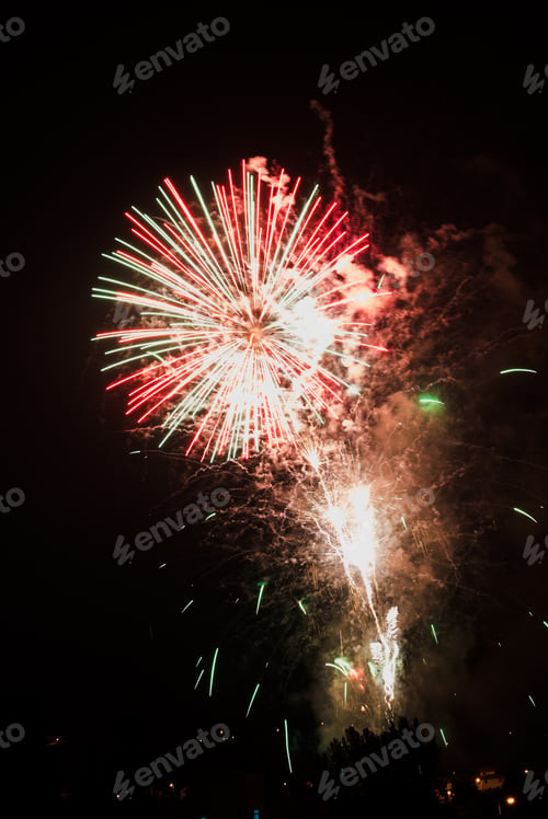 Preview: fireworks during a celebration
