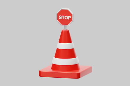 Preview: Medical isolation cone sign