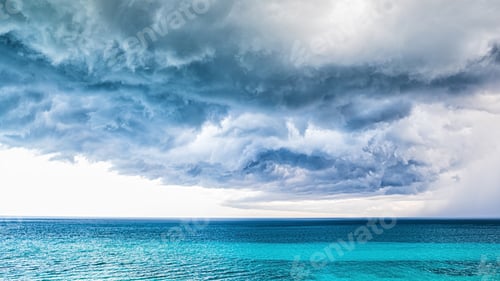 Preview: Storm clouds over the sea
