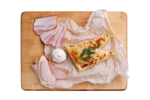 Preview: Savory Crepes with Meat and Cheese Filling