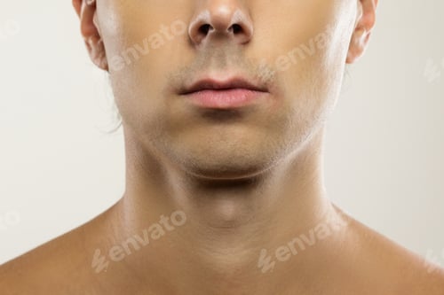 Preview: Surgery or mewing exercises. Result of a jawline reshape.