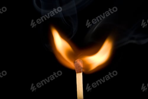 Preview: burning matchstick