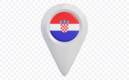 Preview: Croatia Location Pin