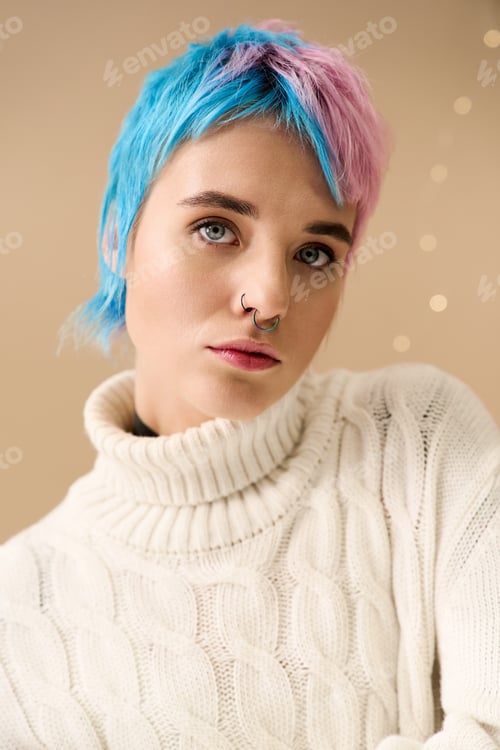 Preview: Bright and bold winter style with a young woman embracing the festive season