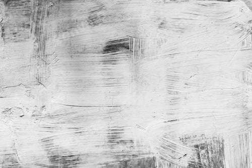 Preview: Abstract art background from white color painted on black wood background.