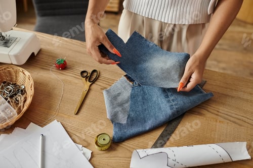 Preview: LGBT Couple Creatively Upcycling Clothes Together in a Cozy Workshop