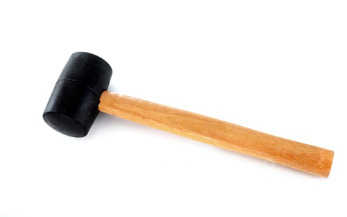 Preview: wood hammer in studio