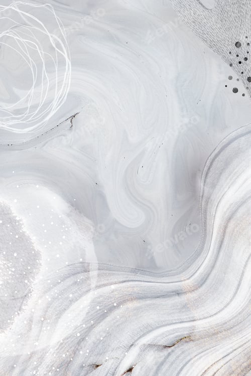 Preview: White tone Neo Memphis social background illustration