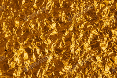 Preview: crumpled copper sheet metal. background or texture