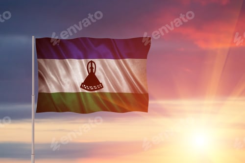 Preview: Flag of the Lesotho