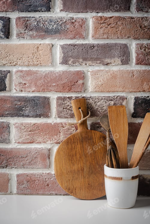 Preview: Kitchen utensils background