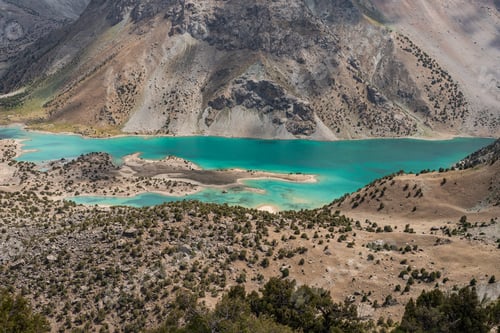 Preview: summer mountain lake in the heart of Tajikistan