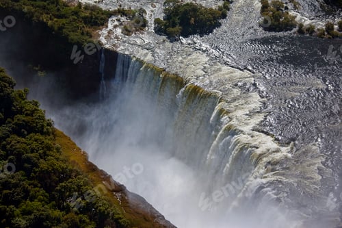 Preview: Aerial view of Victoria Falls