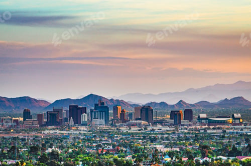 Preview: Phoenix, Arizona, USA Downtown Skyline