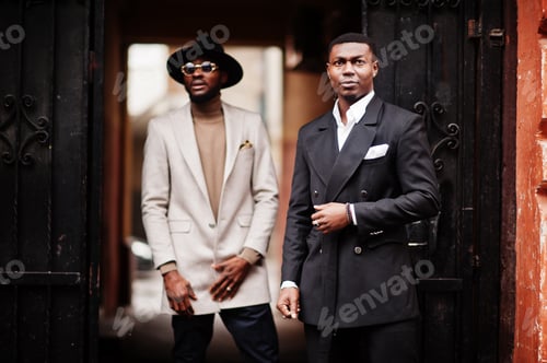 Preview: Two fashion black men