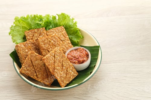 Preview: Tempeh, Tempe Goreng or Fried tempeh is Indonesia traditional food