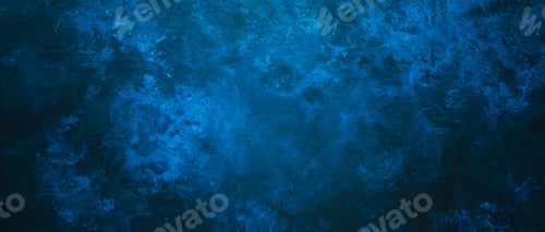 Preview: Deep blue texture or background with stains, waves and grain elements