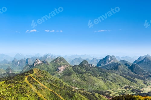 Preview: beautiful karst hills scenery