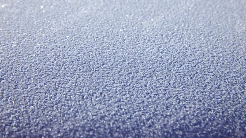 Preview: Icy texture on car hood in winter