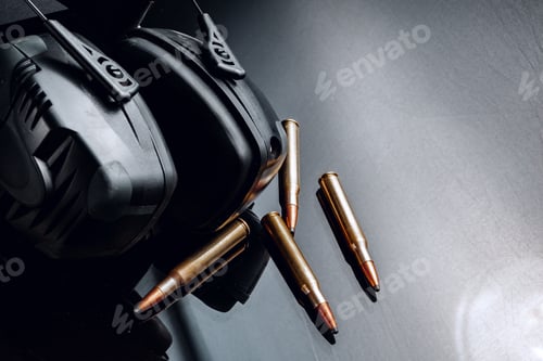 Preview: Black headphones for shooting on black background