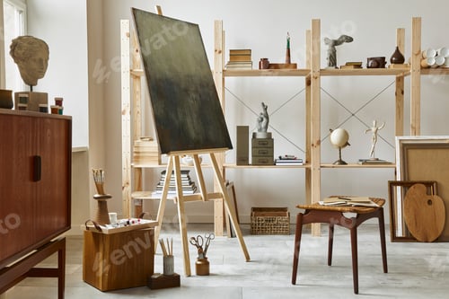 Preview: Unique artist workspace interior