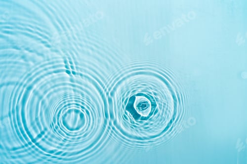 Preview: Patterns from Circles from drops on clear water