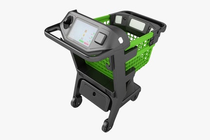 Preview: Advanced Shopping Cart with Integrated Touchscreen