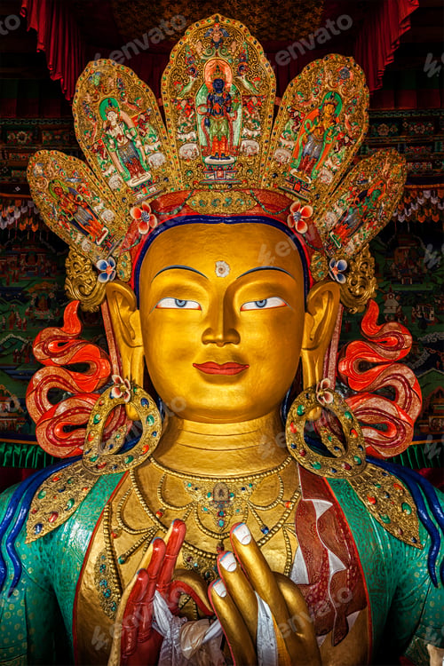 Preview: Maitreya Buddha in Thiksey Gompa