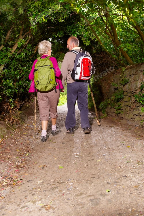 Preview: Senior couple hiking