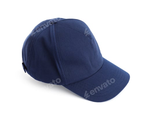 Preview: Dark blue baseball hat isolated on white