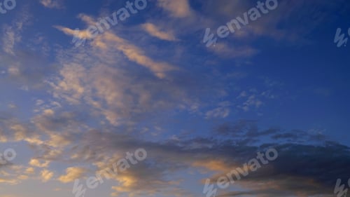 Preview: Beautiful blue sky with clouds background. Sky clouds. Air and fluffy clouds