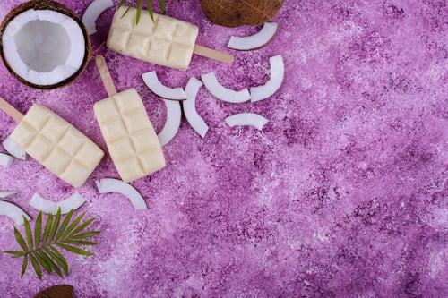 Preview: Healthy coconut ice cream popsicles