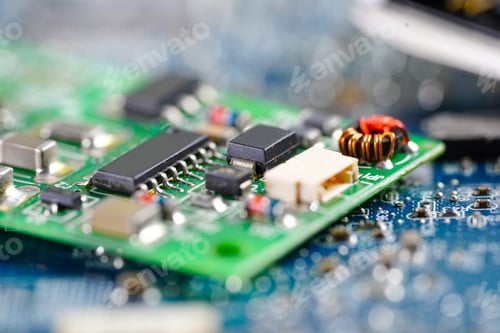 Preview: Computer circuit cpu chip mainboard core processor electronics device