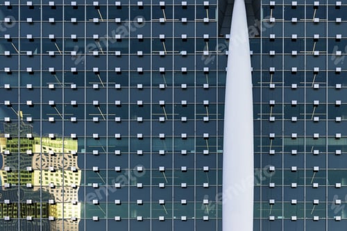 Preview: Modern building with abstract architectural twists making it look like a work of art