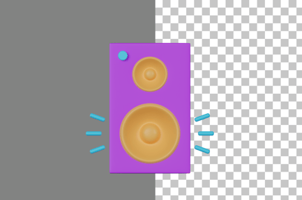Preview: Speaker 3D Icon