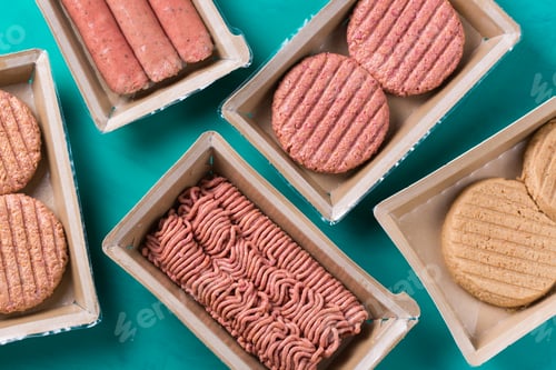 Preview: Variety of plant based meat, food to reduce carbon footprint