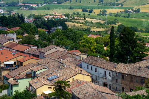 Preview: Panoramic view from Bertinoro, Emilia-Romagna, Italy