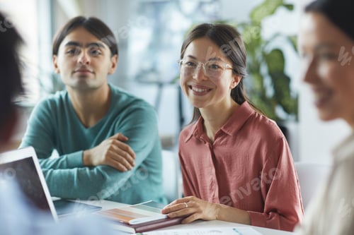 Preview: Businesswoman at business meeting at office