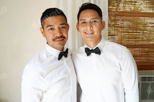 Preview: Gay couple getting ready for wedding