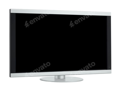 Preview: Modern lcd monitor isolated on white background