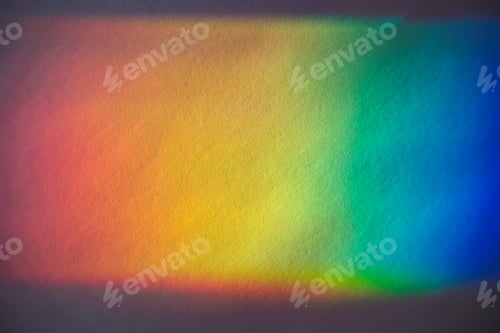 Preview: A Prism Full Rainbow Light Background Overlay