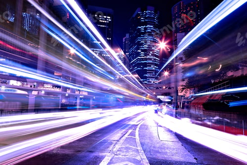 Preview: modern city at night