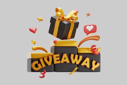 Preview: Giveaway event celebration with gift box