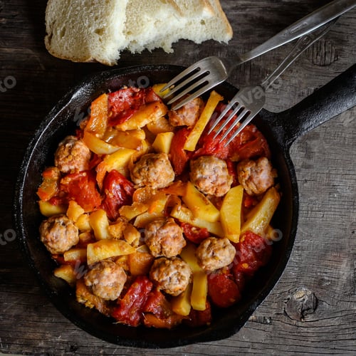 Preview: Meatballs With Vegetables