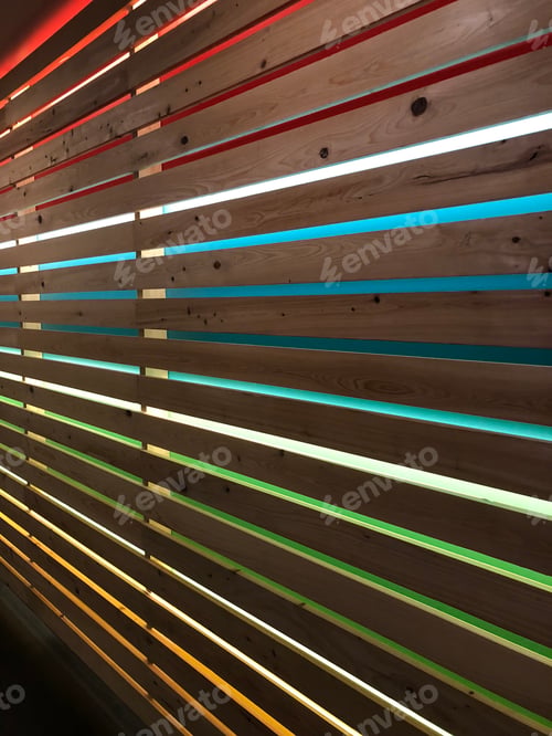 Preview: Rainbow pallet slats