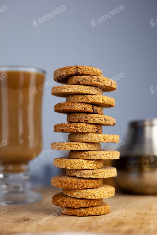 Preview: Homemade spelled cookies. Sweet pastry. Flour product. Food.