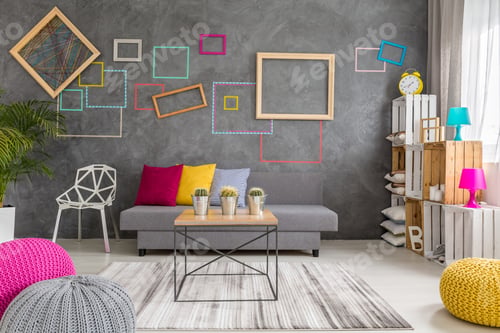 Preview: Living room in modern design