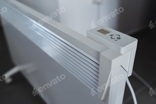 Preview: Detailed view of an electric heater