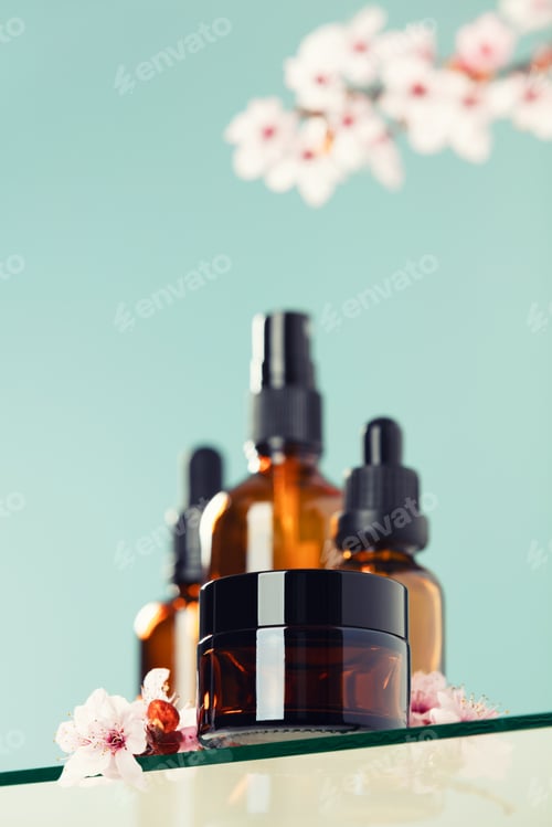 Preview: Amber glass bottles